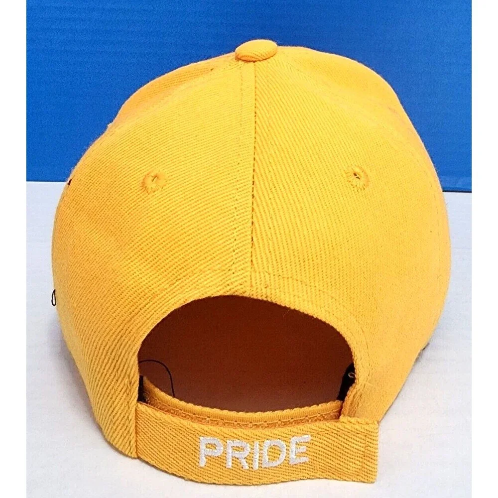 Pride Rainbow 3D Embroidered Adjustable Baseball Cap Hats One Size